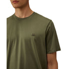 CP Company Logo Patch Short Sleeve T-Shirt - 668 Laurel Green - Escape Menswear