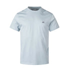 CP Company Logo Patch SS T-Shirt - 809 Silver Blue - Escape Menswear