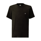 CP Company Logo Patch SS T-Shirt - 999 Black - Escape Menswear