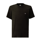 CP Company Logo Patch SS T-Shirt - 999 Black - Escape Menswear