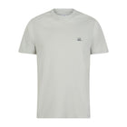 CP Company Logo Patch T-Shirt - 800 Blue Fox Grey - Escape Menswear