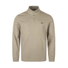 CP Company L/S Stretch Half Zip Polo-Shirt - 356 Rock Beige - Escape Menswear