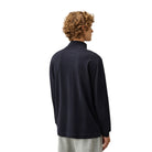 CP Company L/S Stretch Half Zip Polo-Shirt - 888 Total Eclipse - Escape Menswear