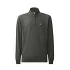 CP Company L/S Stretch Half Zip Polo-Shirt - 985 Raven Grey - Escape Menswear