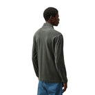 CP Company L/S Stretch Half Zip Polo-Shirt - 985 Raven Grey - Escape Menswear