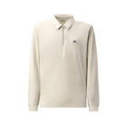 CP Company L/S Stretch Zip Polo-Shirt - 120 Silver Birch - Escape Menswear