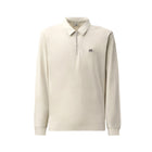 CP Company L/S Stretch Zip Polo-Shirt - 120 Silver Birch - Escape Menswear