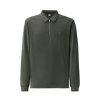 CP Company L/S Stretch Zip Polo-Shirt - 985 Raven Grey - Escape Menswear