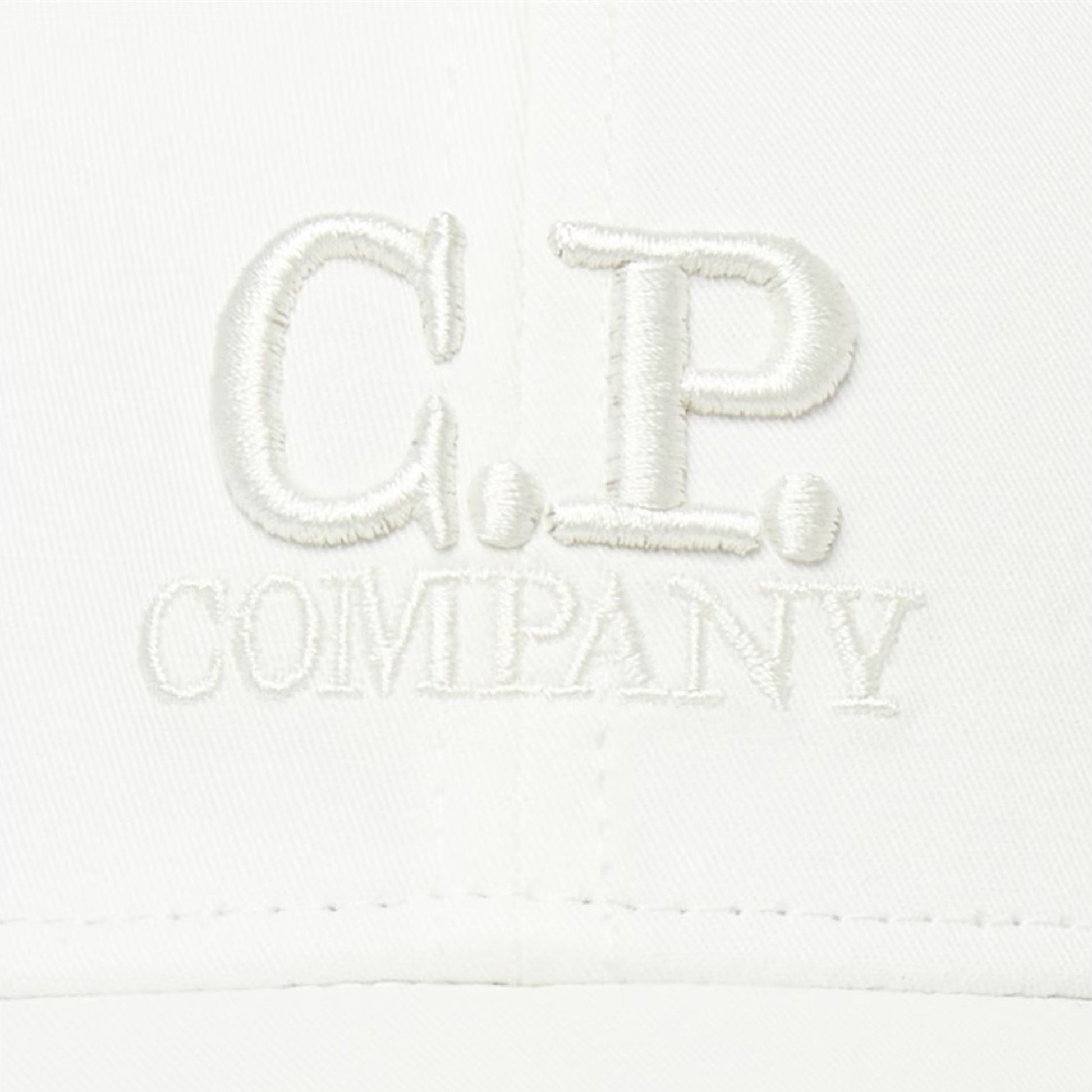 CP Company MAC282A Cap - 103 White - Escape Menswear