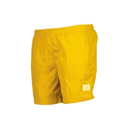 CP Company MBW005A Swim Shorts - 239 Nugget Gold - Escape Menswear