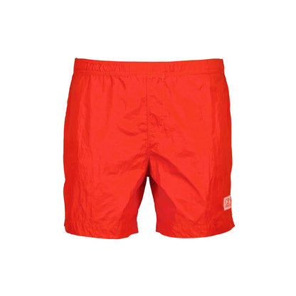 CP Company MBW005A Swim Shorts - 455 Fiery Red - Escape Menswear