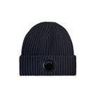 CP Company Merino Wool Lens Beanie - 888 Total Eclipse - Escape Menswear