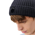 CP Company Merino Wool Lens Beanie - 888 Total Eclipse - Escape Menswear
