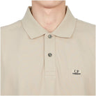 CP Company MPL100A LSPolo - 330 Cobblston - Escape Menswear