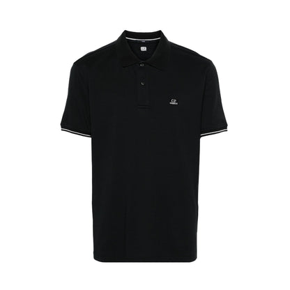 CP Company MPL253A SS Polo Shirt - 999 Black - Escape Menswear