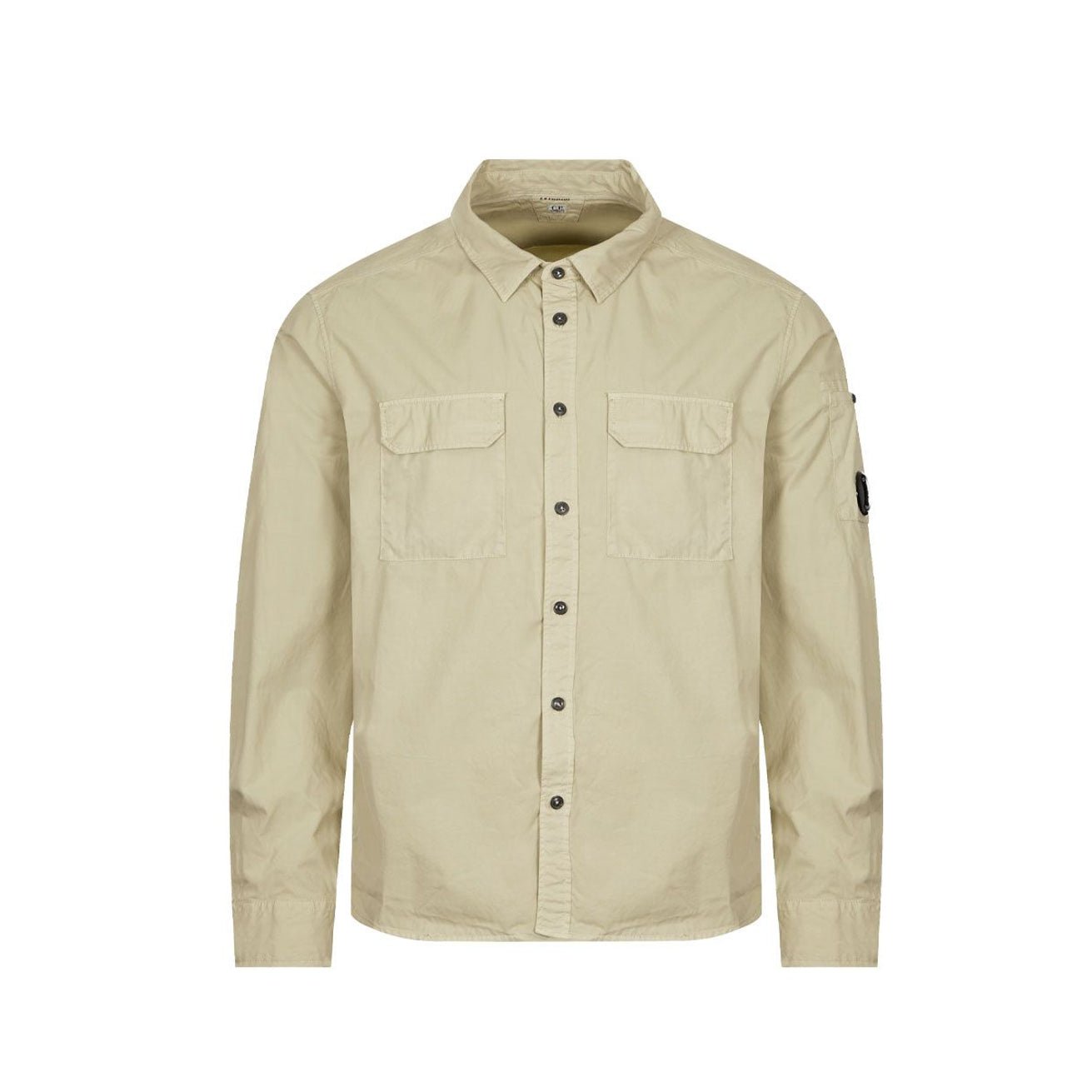 CP Company MSH157A LS Shirts - 118 Pelican - Escape Menswear