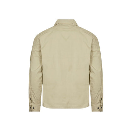 CP Company MSH157A LS Shirts - 118 Pelican - Escape Menswear