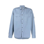 CP Company MSH157A LS Shirts - 843 Infty Blu - Escape Menswear