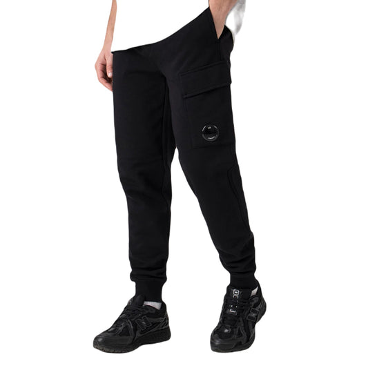 CP Company MSP057A Lens Jogging Bottom - 999 Black - Escape Menswear