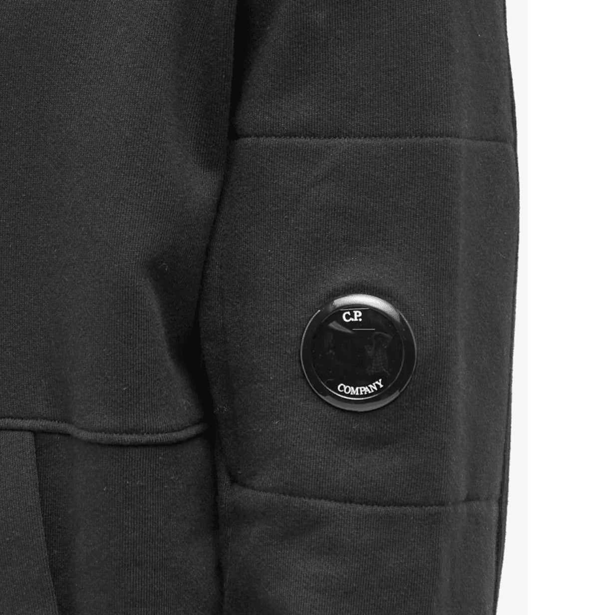 CP Company MSS023A Hoody - 999 Black - Escape Menswear