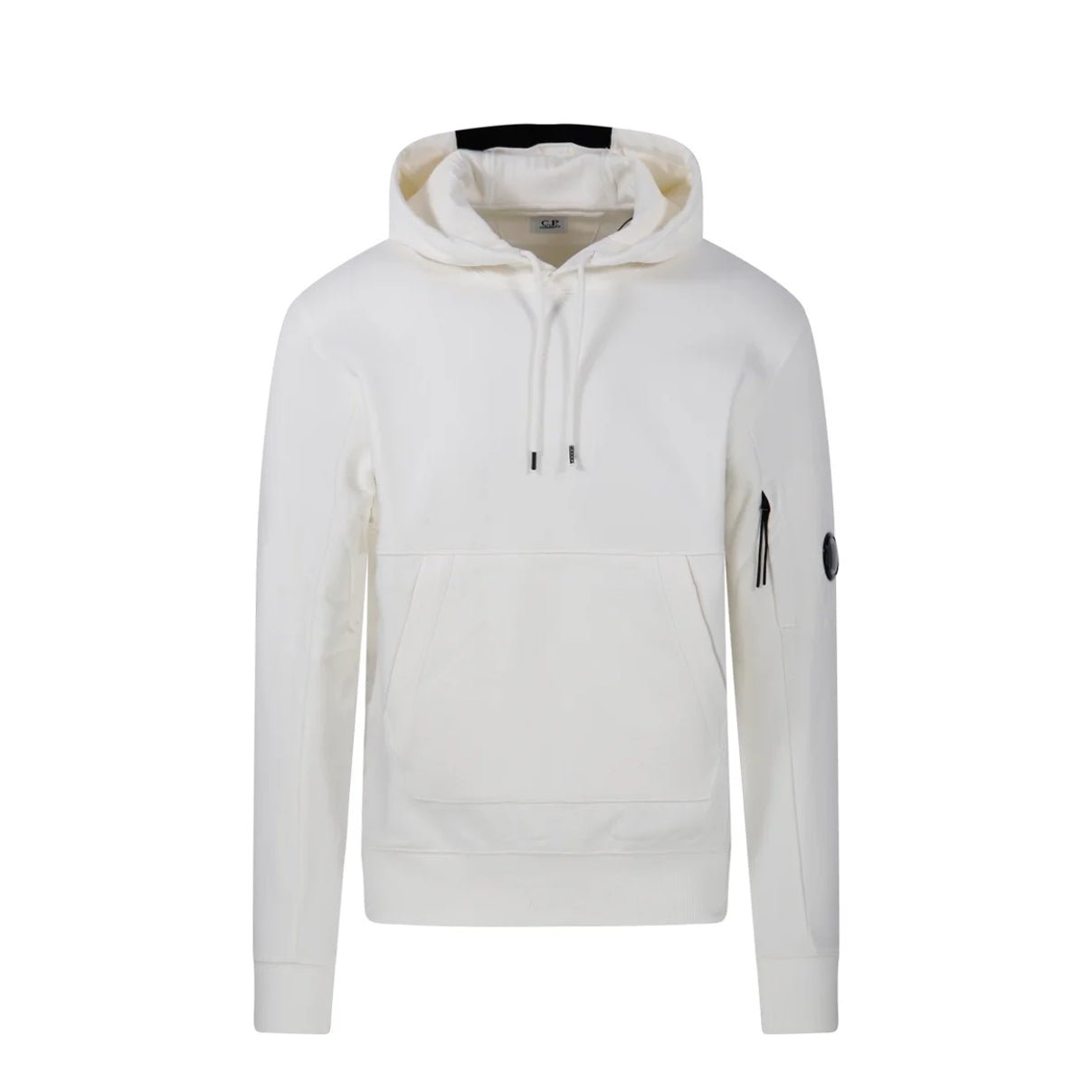 CP Company MSS047A Hoody - 103 White - Escape Menswear