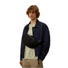 CP Company Nylon B Lens Waist Bag - 999 Black - Escape Menswear