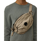 CP Company Nylon B Waist Bag - 904 Dove Grey - Escape Menswear