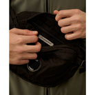 CP Company Nylon B Waist Bag - 999 Black - Escape Menswear