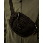 CP Company Nylon B Waist Bag - 999 Black - Escape Menswear