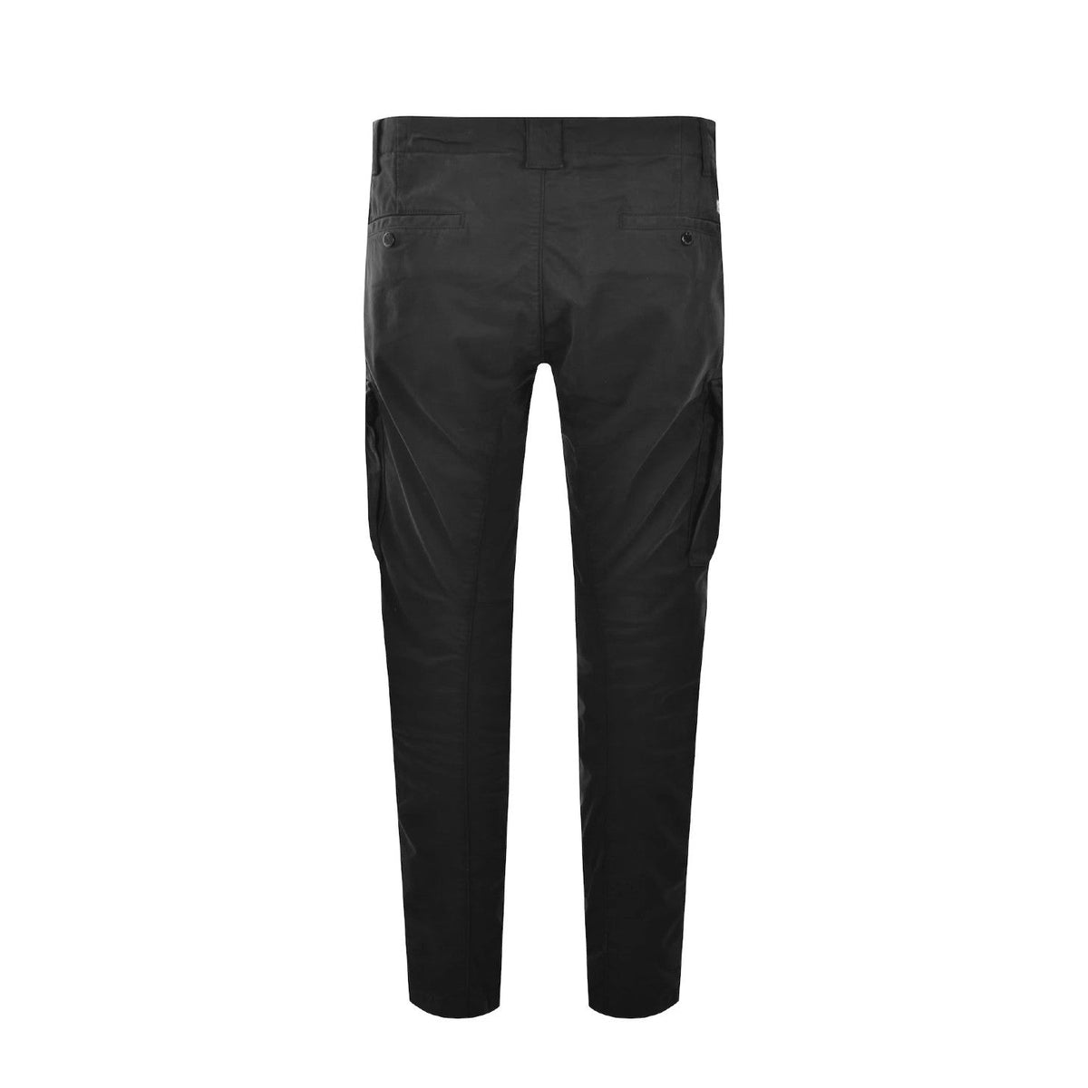 CP Company Satin Stretch Cargo Pants - 999 Black - Escape Menswear