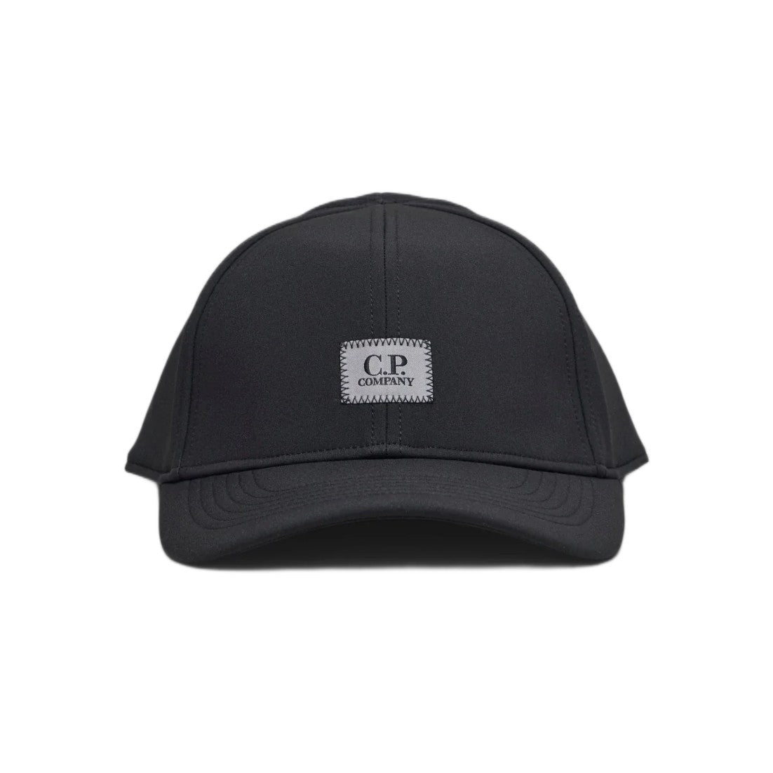 CP Company Shell-R Baseball Cap - 999 Black - Escape Menswear