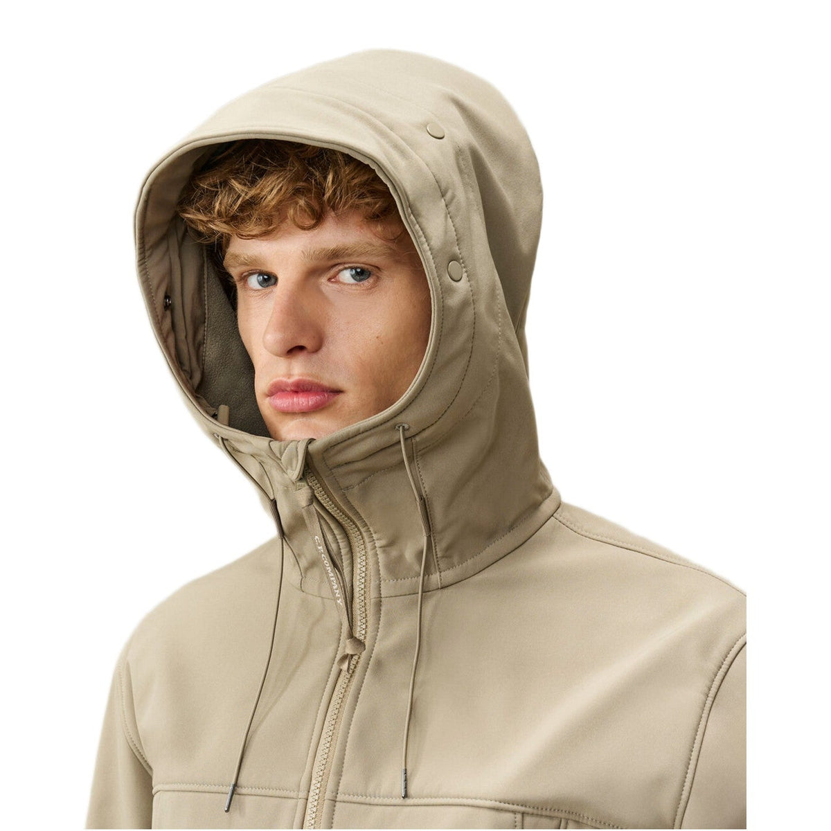 C.P. Company Shell-R Goggle Jacket - 356 Rock Beige - Escape Menswear