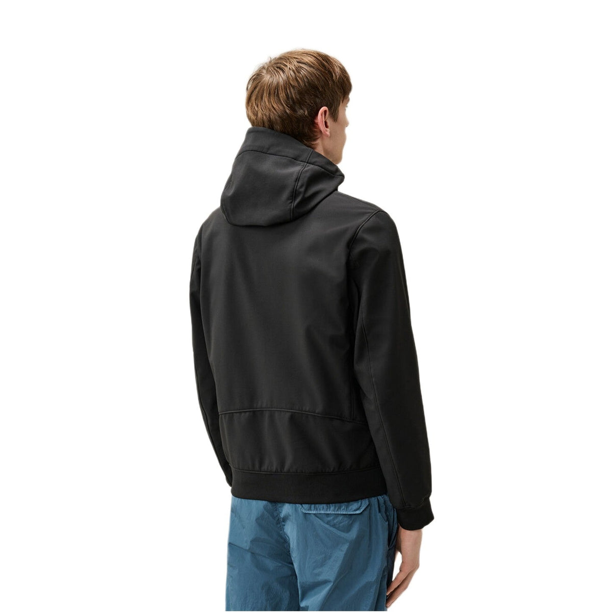 C.P. Company Shell-R Lens Hooded Jacket - 999 Black - Escape Menswear