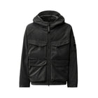 C.P. Company Shell-R Padded Lens Jacket - 999 Black - Escape Menswear