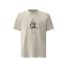 C.P. Company Short Sleeve Jersey T-Shirts - 913 Drizzle Grey - Escape Menswear