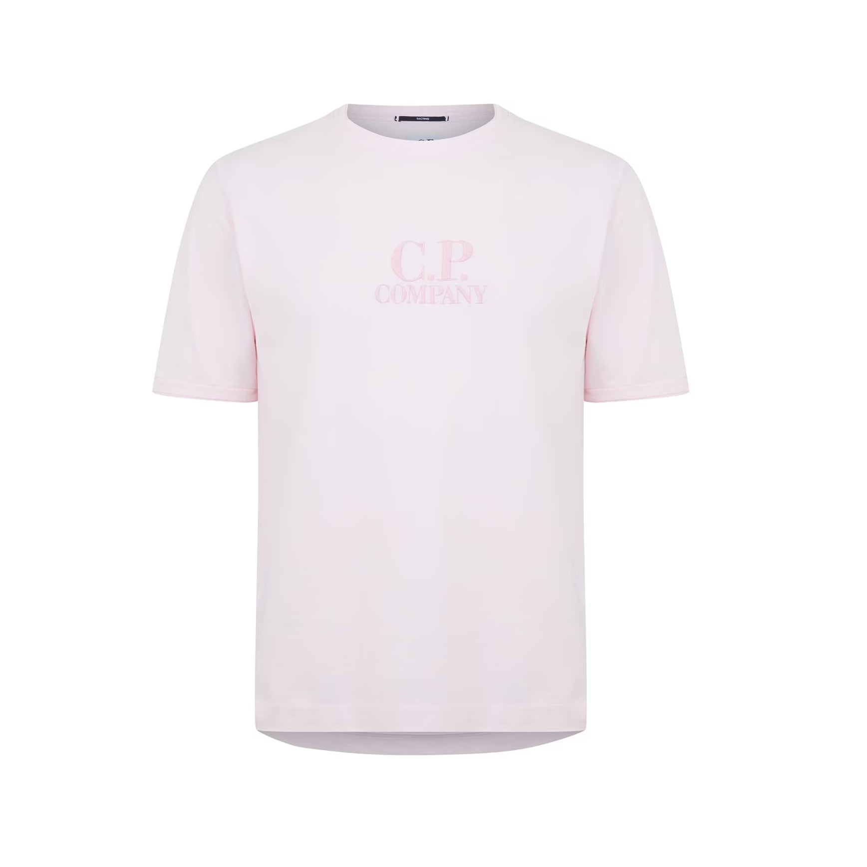 C.P. Company S/S Tacting Piquet T-Shirt - 501 Heavenly Pink - Escape Menswear