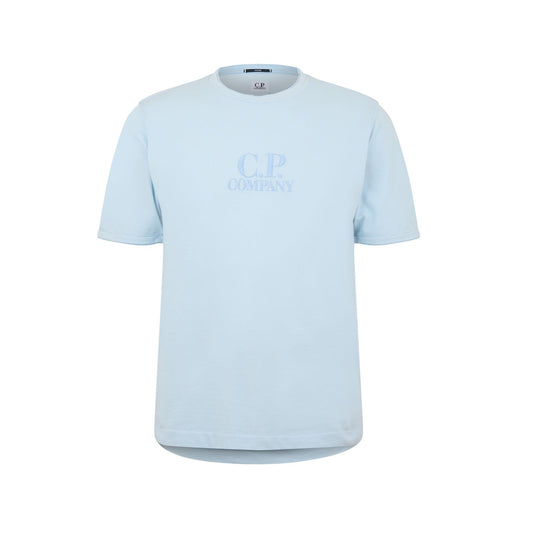 C.P. Company S/S Tacting Piquet T-Shirt - 806 Starlight Blue - Escape Menswear