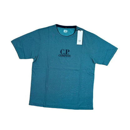 C.P. Company S/S Tacting Piquet T-Shirt - 848 Ink Blue - Escape Menswear