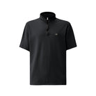 C.P. Company S/S Tacting Piquet Zipped Polo - 999 Black - Escape Menswear
