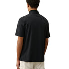 C.P. Company S/S Tacting Piquet Zipped Polo - 999 Black - Escape Menswear