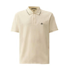 CP Company Stretch 2 Button Polo Shirt - 103 Gauze White - Escape Menswear