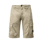 CP Company Stretch Cargo Shorts - 800 B Fox Grey - Escape Menswear