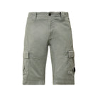CP Company Stretch Cargo Shorts - 809 Silver Blue - Escape Menswear
