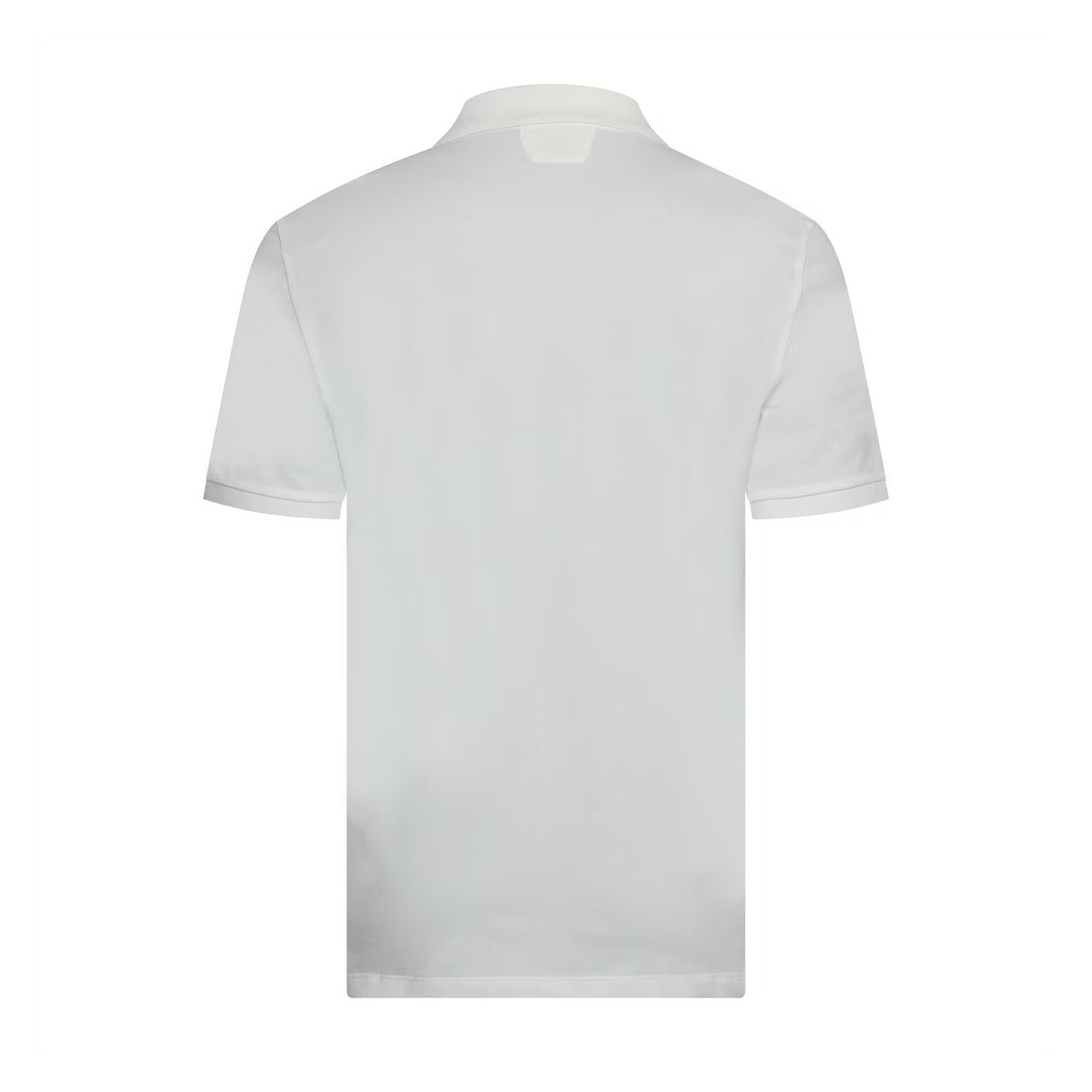 CP Company Stretch Piquet Point Collar Polo Shirt - 103 Gauze White - Escape Menswear