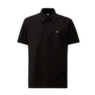 CP Company Stretch Piquet Point Collar Polo Shirt - 888 Total Eclipse - Escape Menswear