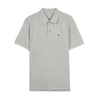 CP Company Stretch Piquet Point Collar Polo Shirt - 904 Dove Grey - Escape Menswear