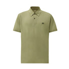 CP Company Stretch Piquet Polo Shirt - 644 Dried Green - Escape Menswear