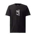 CP Company Vertical Logo T-Shirt - 888 Total Eclipse - Escape Menswear