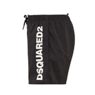 Dsquared2 Logo Midi Swim Boxer - Black - Escape Menswear