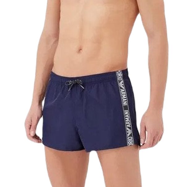 Emporio Armani 211747 Swim Shorts - 535 Dark Blue - Escape Menswear